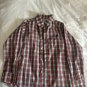 Plaid Button-Down Shirt